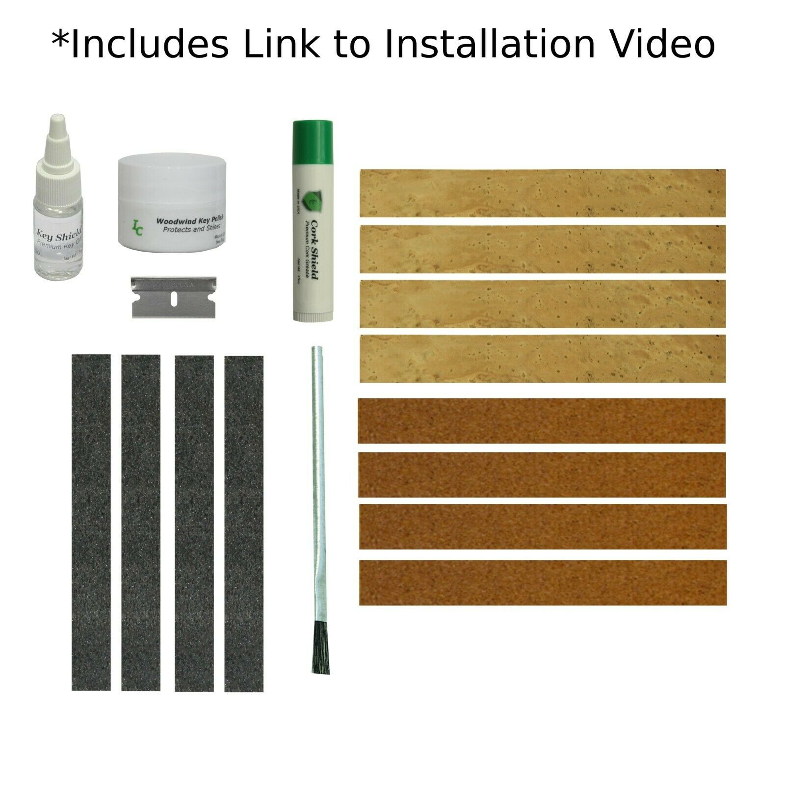 Clarinet Joint Cork Kit With Installation Instructions, Synthetic Cork!