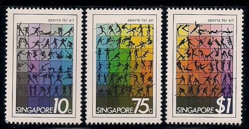 Singapore   1980   Sc #375-77   Mnh   (8094-4)