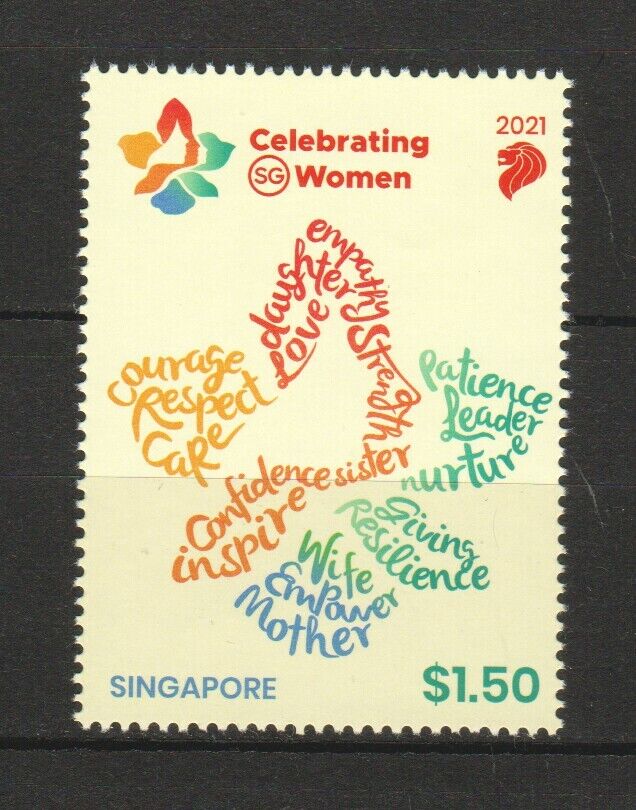 Singapore 2021 Year Of Celebrating Sg Women Comp. Set Of 1 Stamp Mint Mnh Unused
